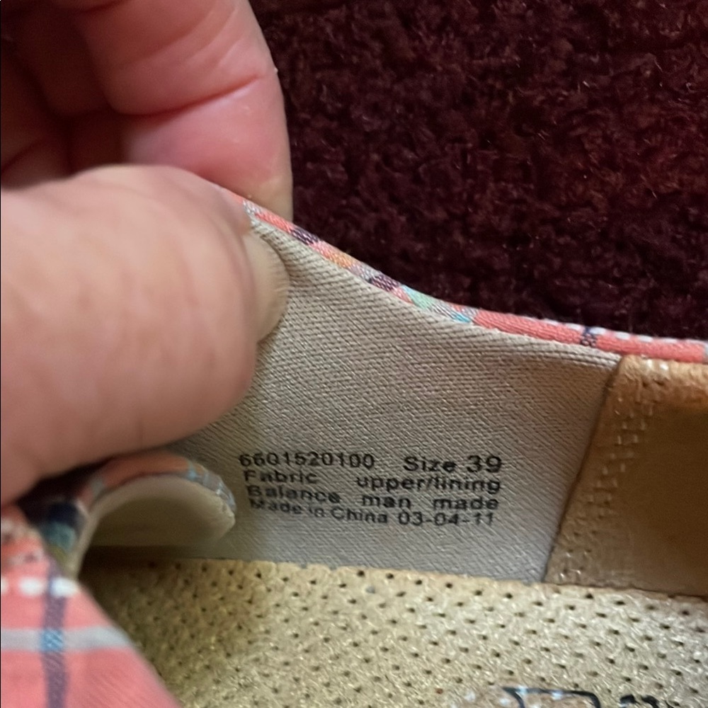 Dansko Multicolor Plaid Sneakers - Picture 6 of 6